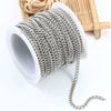 Stainless Steel Jewelry Chain For Men And Women Simple Fashion Nonfading Electroplated Diy