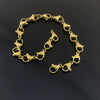Stainless Steel Jewelry Connecting Buckle With Lobster Buckle And Real Gold Vacuum Electroplating Fashion Geometric Style