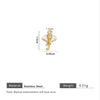Stainless Steel Jewelry Cute Cartoon Pendant Handmade Diy Necklace With Totem Pattern And Dripping Oil Design