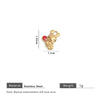 Stainless Steel Jewelry Cute Cartoon Pendant Handmade Diy Necklace With Totem Pattern And Dripping Oil Design