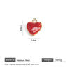 Stainless Steel Jewelry Cute Cartoon Pendant Handmade Diy Necklace With Totem Pattern And Dripping Oil Design