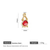 Stainless Steel Jewelry Cute Cartoon Pendant Handmade Diy Necklace With Totem Pattern And Dripping Oil Design
