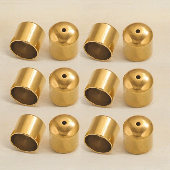 Stainless Steel Jewelry Diy Handmade Supplies With Fish Pattern Round Head Bucket Perforated Buckle Accessories Electroplated