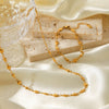 Stainless Steel Jewelry Electroplated Heart And Fivepointed Star Love Necklace And Bracelet