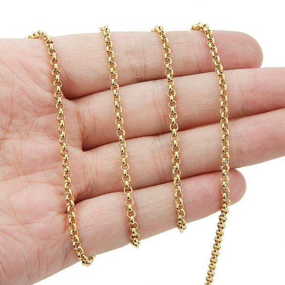 Stainless Steel Jewelry Fashion Necklace With Electroplating Treatment
