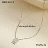 Stainless Steel Jewelry Flower Pattern Pendant Necklace Bracelet Earrings Electroplated For Women