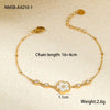 Stainless Steel Jewelry Flower Pattern Pendant Necklace Bracelet Earrings Electroplated For Women