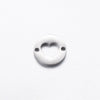 Stainless Steel Jewelry Pendant With Geometric Shape Electroplating Palm Heart Infinite Symbol Turtle Mermaid Airplane Double Hole Design