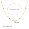 Stainless Steel Jewelry Set With Love Drops Bells Pattern Electroplated For Women Fashion Style