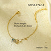 Stainless Steel Jewelry Set With Natural Stone Pearls Electroplated For Women Fashion Light Luxury Bracelets And Necklace