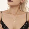 316L Stainless Steel Jewelry Set With Plum Blossom Inlaid Zircon For Women Light Luxury Style Electroplated