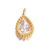 Stainless Steel Jewelry With Diamond Zircon Electroplated Geometric Earrings Bracelet Necklace