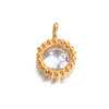 Stainless Steel Jewelry With Diamond Zircon Electroplated Geometric Earrings Bracelet Necklace