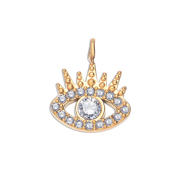 Stainless Steel Jewelry With Diamond Zircon In Round Love Fivepointed Star Eyes Oval Water Drop Shapes Electroplated Earrings Bracelet Necklace Diy Accessories
