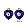 Stainless Steel Jewelry With Eyes Pattern Oil Dripping Craft Round Heart Fivepointed Star Pendant Bracelet Necklace