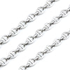 Stainless Steel Jewelry With Pig Nose Buckle For Men And Women Electroplated Japanese Chain For Necklace Bracelet Diy
