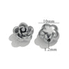 Stainless Steel Jewelry With Rose Pattern Electroplated Handmade Pendant Necklace And Bracelet