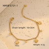 Stainless Steel 18K Electroplated Fourleaf Clover Fashion Women's Bracelet Jewelry