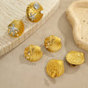 Stainless Steel 18K Electroplated Geometric Style Women's Earrings