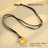 Stainless Steel 18K Electroplated Love Peach Heart Pendant Necklace For Women