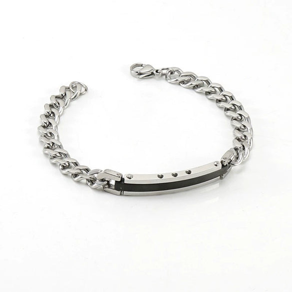 Stainless Steel 18K Electroplated Men's Bracelet