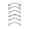 Stainless Steel 18K Electroplated The Crown Pattern Microinlaid Zircon Unisex Ear Nail Screw Ball Fashion Earrings