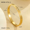 Stainless Steel 18K Geometric Pattern Electroplated Women's Bracelet Jewelry Wholesale