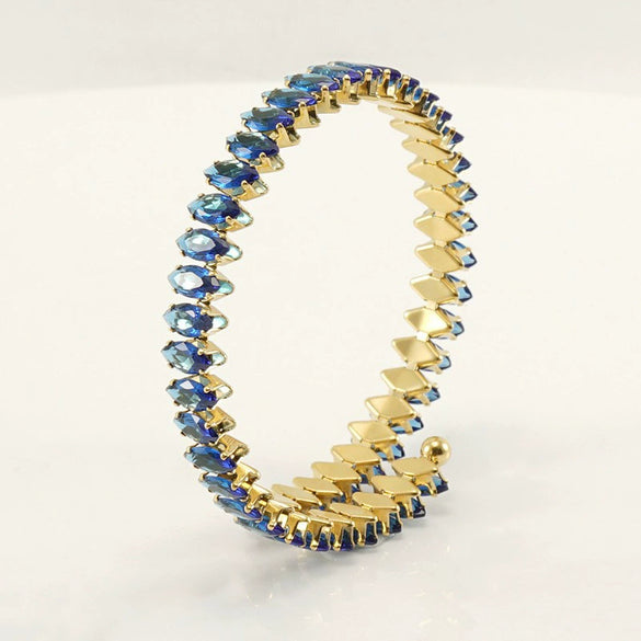 Stainless Steel 18K Geometric Women's Electroplated Bracelet