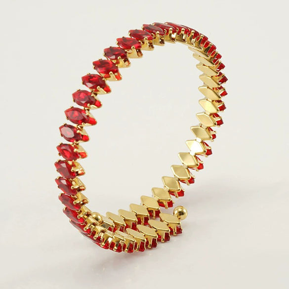 Stainless Steel 18K Geometric Women's Electroplated Bracelet