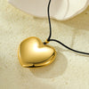 Stainless Steel 18K Gold Electroplated Fashion Love Pendant Necklace For Women