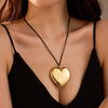 Stainless Steel 18K Gold Electroplated Fashion Love Pendant Necklace For Women