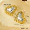 Stainless Steel 18K Gold Electroplated Geometric Fashion Women's Earrings