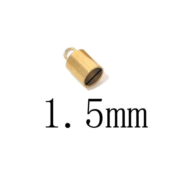 Stainless Steel 18K Gold Plated Bucket Cylinder Diy Jewelry Accessories Chain Buckle Rope Buckle Connecting Buckle With Electroplating