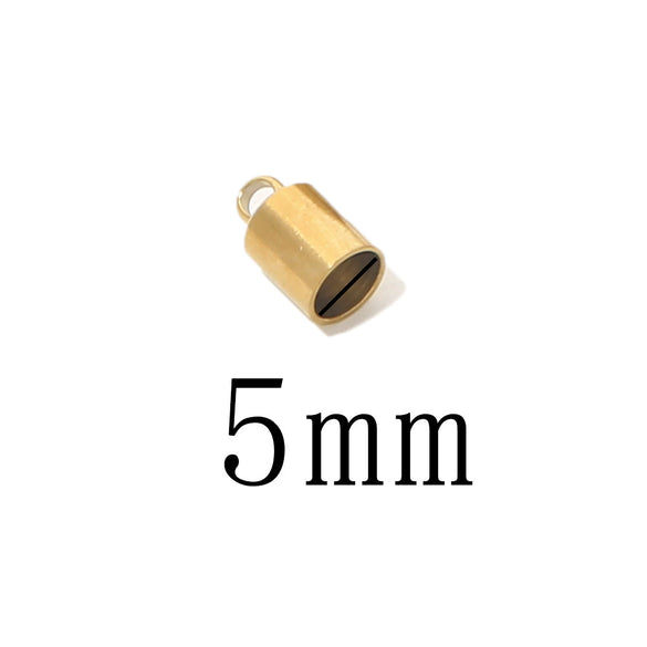 Stainless Steel 18K Gold Plated Bucket Cylinder Diy Jewelry Accessories Chain Buckle Rope Buckle Connecting Buckle With Electroplating