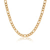 Stainless Steel 18K Gold Plated Chain Necklace Fashion Style