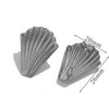 Stainless Steel 18K Gold Plated Electroplated Fish Pattern Diy Earrings Making Supplies Jewelry Accessories