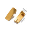Stainless Steel 18K Gold Plated Electroplated Fish Pattern Diy Earrings Making Supplies Jewelry Accessories