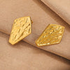 Stainless Steel 18K Gold Plated Electroplated Fish Pattern Diy Earrings Making Supplies Jewelry Accessories