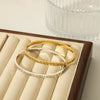 Stainless Steel 18K Gold Plated Electroplated Geometric Diamond Bracelet For Women