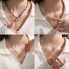 316L Stainless Steel 18K Gold Plated Pendant Jewelry Butterfly Flower Leaf Shape