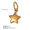 316L Stainless Steel 18K Gold Plated Sun Moon Pendant Jewelry Fashion Necklace For Women