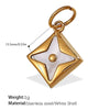 316L Stainless Steel 18K Gold Plated Sun Moon Pendant Jewelry Fashion Necklace For Women