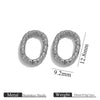 Stainless Steel 18K Gold Plated Twistshaped Ring Diy Jewelry Accessories