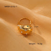 Stainless Steel 18K Gold Plated Women's Drop Earrings Jewelry