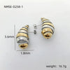 Stainless Steel 18K Gold Plated Women's Drop Earrings Jewelry