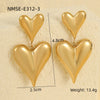 Stainless Steel 18K Gold Vintage Style U Shape Electroplating Women's Earrings