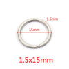 Stainless Steel Key Ring Handmade Jewelry Accessories With Geometric Totem And Electroplating