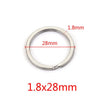 Stainless Steel Key Ring Handmade Jewelry Accessories With Geometric Totem And Electroplating
