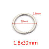 Stainless Steel Key Ring Handmade Jewelry Accessories With Geometric Totem And Electroplating
