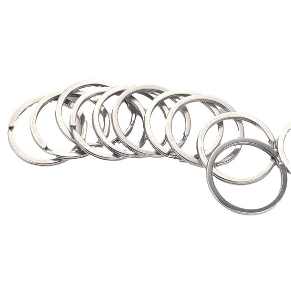 Stainless Steel Key Ring Handmade Jewelry Accessories With Geometric Totem And Electroplating